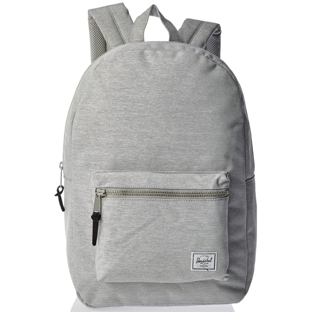 Herschel Supply Company Light Gray Crosshatch Backpack EUC Classic 23.0L